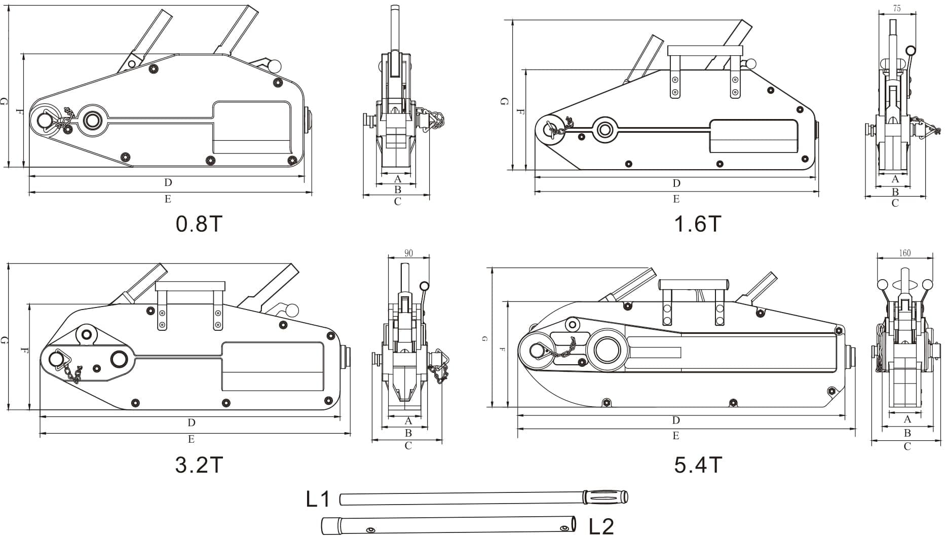 Hand pulling equipment